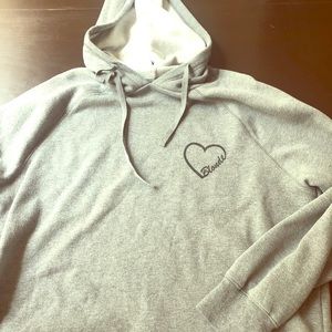 Brunette the label “blonde” hoodie